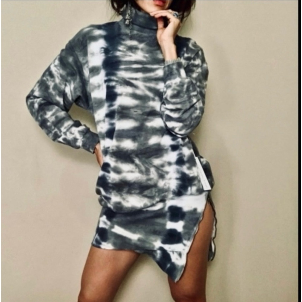 Young Fabulous & Broke Tie Dye Turtleneck Dress